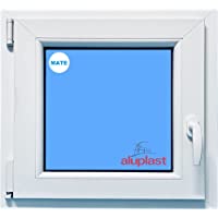 ECO-BLU V12M Ventana Pvc 600x600 Izquierda Oscilobatiente Practicable Mate- Blanco- 600x600mm